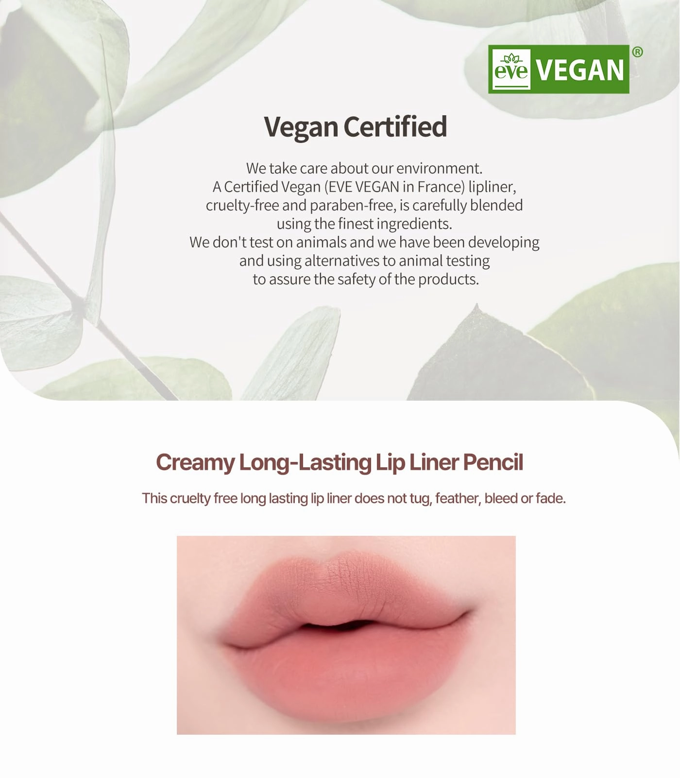 Heart Percent Dote On Mood Lip Pencil, Long-Lasting Creamy Lip Crayon Smooth Color Liner Retractable Lipstick Pencil 0.8g, #09. Cozy Brown