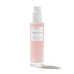 HERBIVORE Pink Cloud Hydrating Jelly Cleanser - Rosewater   Tremella Face Wash & Makeup Remover for Sensitive, Skin Plant-based, Vegan, Cruelty-free
