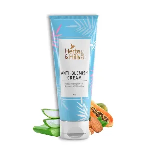 H.erbs.H.ills Anti Blemish Cream 100g | All Sk.in Types, Help to Improve Sk.n Clarity, Refine Sk.in Tone, Reduce Pigmenatation Marks & Clear Blemishes, Face Cream, Oil Free Cosmetic Formulation