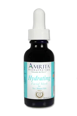 Hydrating Facial Mask (For Dry and Mature Skin) - Blended with Premium Therapeutic Quality Essential Oils of Neroli, Lavender & Ylang Ylang - SIZE: 30ML