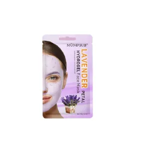 Hydrogel Sheet Lavender Petals Sheet Mask,Facial Mask Skin Care,Hydrating & Soothing for All Skin Types 6 Pack