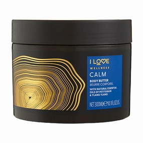 I Love Wellness Calm Body Butter - Cocoa and Shea Body Butter for Dry Skin - Hydrating Body Butter for Dry Skin - Lavender Fragrance - 10.1 oz