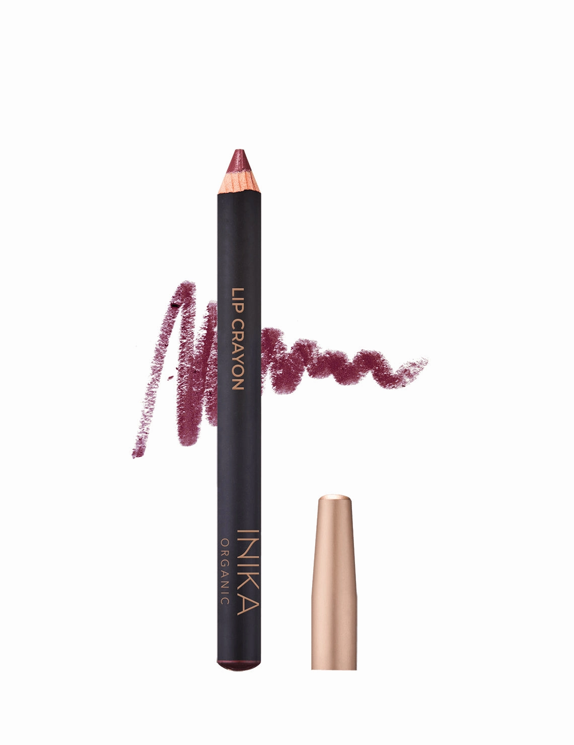 INIKA Organic Lipstick Crayon (Deep Plum)