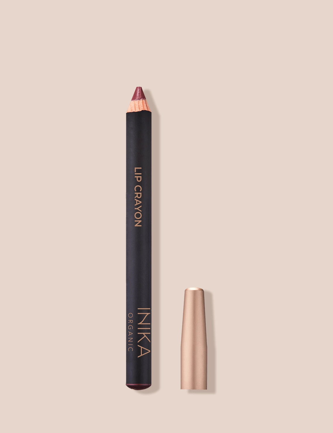 INIKA Organic Lipstick Crayon (Deep Plum)