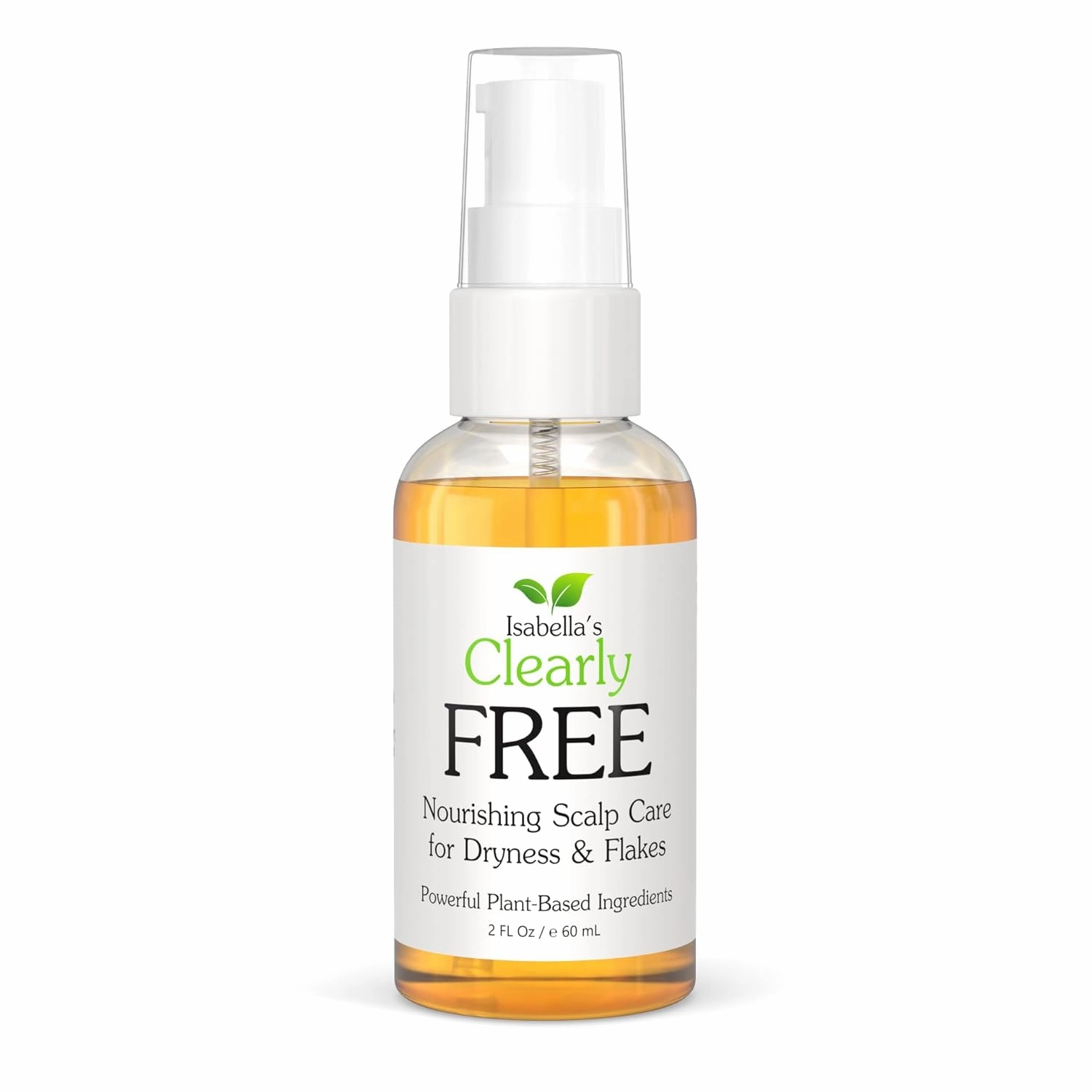Isabella's Clearly Free, Natural Anti Dandruff Oil | Itch Relief for Dry Itchy Scalp, Dermatitis, Psoriasis, Cradle Cap | Jojoba, Cedarwood, Manuka, Tea Tree | for Adults and Kids, Made in USA