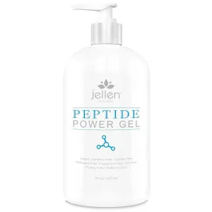 Jellen Conductive Peptide Power Facial Gel For Microcurrent, Ultrasonic, Galvanic and Radio Frequency Facial Treatment (8 Fl Oz)