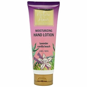 Joyce Giraud Moisturizing Hand Lotion for Dry Hands, Lavender Vanilla Beach, Non-Greasy, 4 Oz