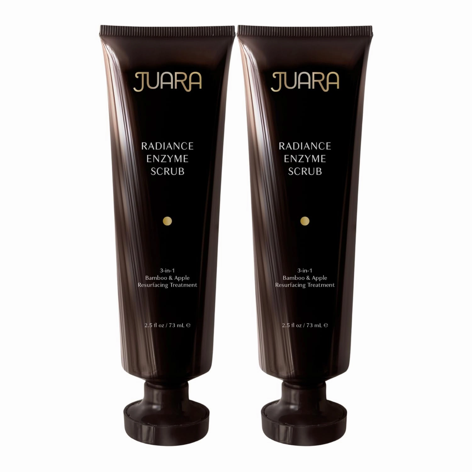 JUARA - Radiance Enzyme Scrub | Sensitive Exfoliant | Brightening Facial Cleanser | Pore Clarifier | Invigorating, 3-1 Face Wash | Cruelty Free, Paraben & Sulfate Free, Vegetarian | 2.5 oz (2 Pack)