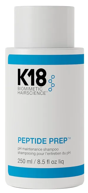 K18 PEPTIDE PREP™ Smoothing Color-Safe Shampoo, pH-Optimized, For Gentle Yet Effective Cleansing, 8.5 Fl Oz