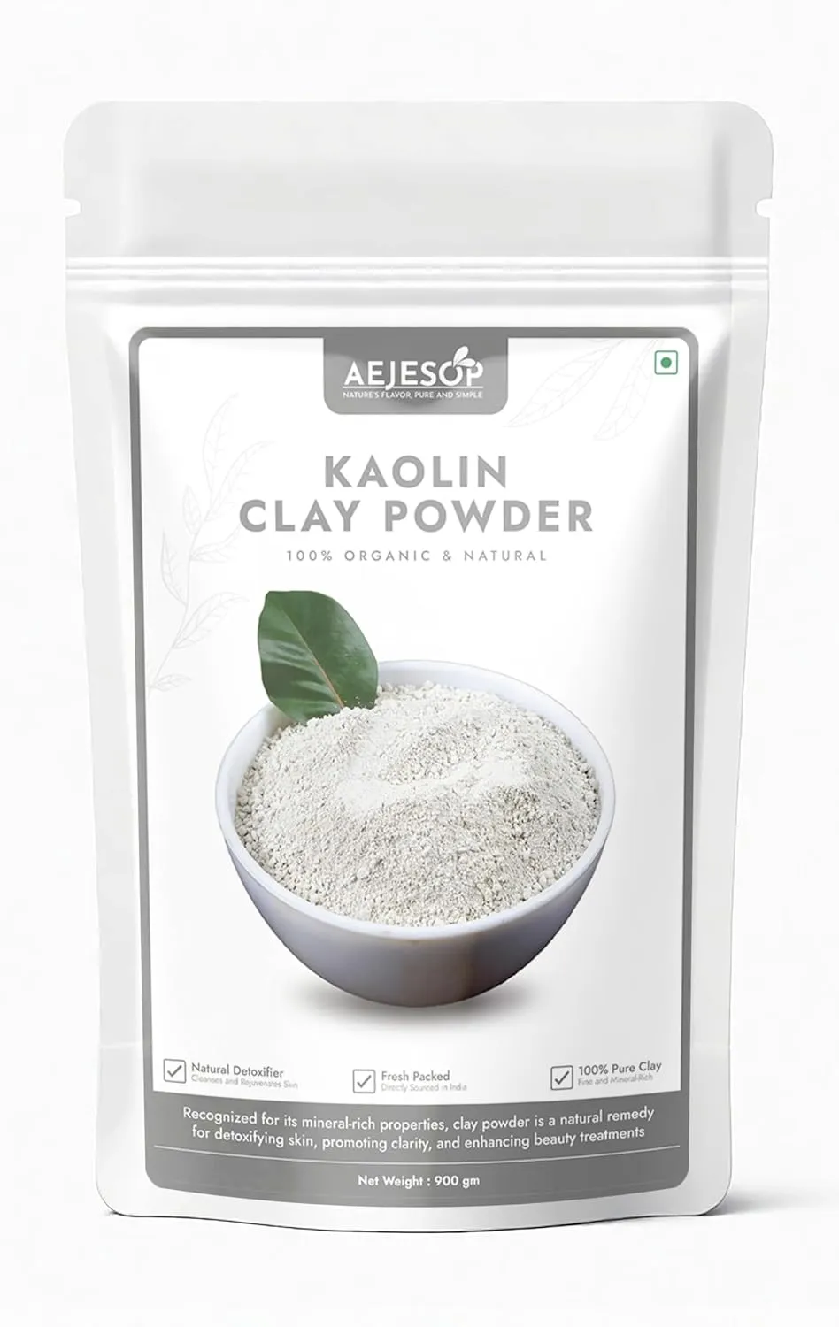 Kaolin Clay Powder, Chalk Powder, 31.7 oz (900g)