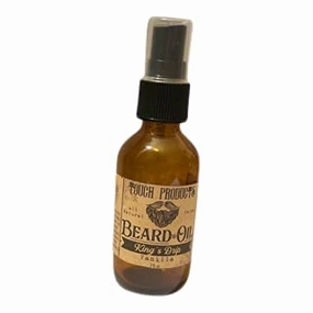 King's Drip- All Natural, Homemade Beard Oil. Infused with jojoba oil, hemp oil, Vitamin E Oil, vanilla essential oil. (2oz)