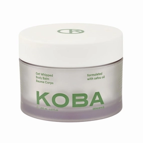 KOBA Get Whipped Body Balm - For Women & Men - Hydrating Firming Balm - Dry to Very Dry Skin - Woody, Floral, Fresh Fragrance - Natural - Vegan - Safou Oil - Olive & Shea Butter - L-Carnitine (200 ml)