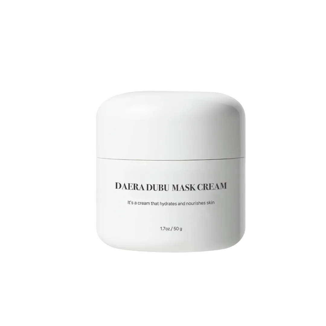 Korean DUBU Cream Glass Skin Care, Deep Hydrating Repairing Nourishing for Dry and Sensitive Skin, Panthenol, Niacinamide, Adenosin, Korean Moisturizer