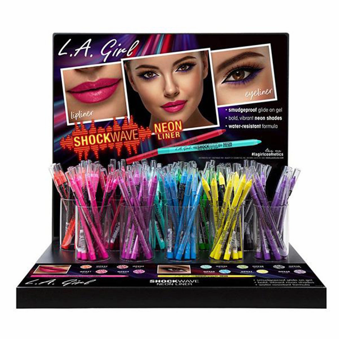 L.A. Girl Shockwave Neon Liner - Wholesale Display 120 Units (GPD281)