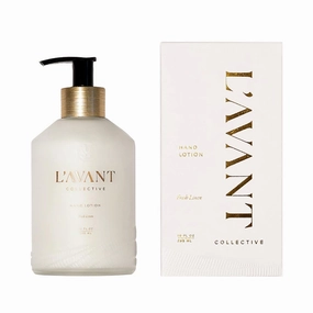 L'AVANT Collective Luxury Hand Lotion - High Performing Moisturizing Hand Cream for Dry, Cracked Hands, Nails & Cuticles - Hydrating Shea Butter Formula (10 oz, Fresh Linen)