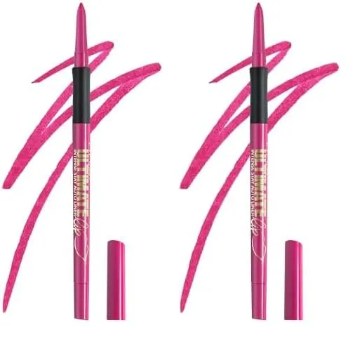 L.A. Girl Ultimate Intense Stay Auto Lipliner, Eternal Pink GP395 (Pack of 2)