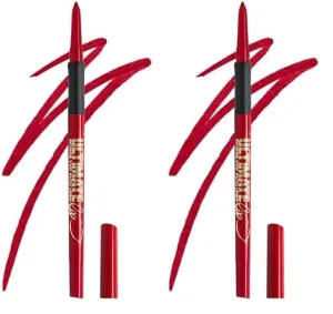L.A. Girl Ultimate Intense Stay Auto Lipliner, Relentless Red GP396 (Pack of 2)