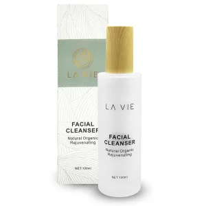 La Vie Rejuvenating Facial Cleanser – Anti-Aging Face Wash with Caffeine, Aloe Vera, Lavender – Face Wash for Women – Cleanser Face Wash – 100ml/3.38Fl Oz
