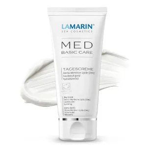 LAMARIN Med Basic Care Day Cream with Sea Salt | 1.7oz Tube | soothes skin, strengthens the skin's protective barrier, hydrating, provides against moisture loss