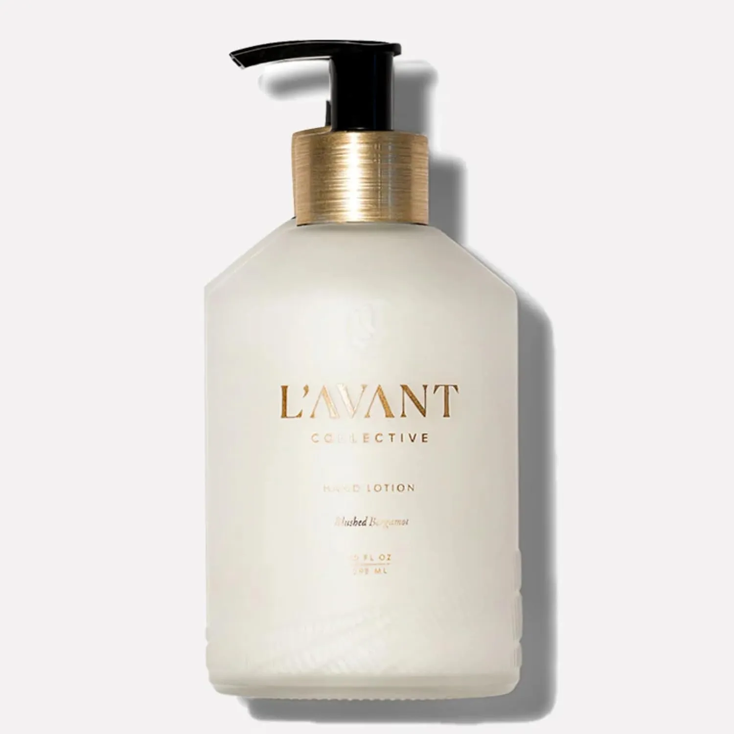L'AVANT Collective Luxury Hand Lotion - High Performing Moisturizing Hand Cream for Dry, Cracked Hands, Nails & Cuticles Bergamot, Orange Blossom, Amber, Cedar Shea Butter 10oz (Blushed Bergamot)