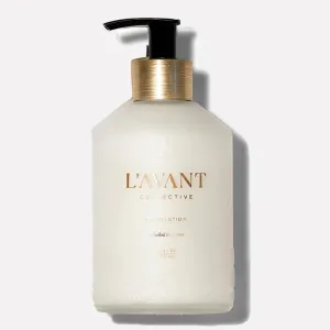 L'AVANT Collective Luxury Hand Lotion - High Performing Moisturizing Hand Cream for Dry, Cracked Hands, Nails & Cuticles Bergamot, Orange Blossom, Amber, Cedar Shea Butter 10oz (Blushed Bergamot)