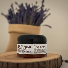 Lavender Body Butter | Amish Heart | 100% Organic & Silky Smooth