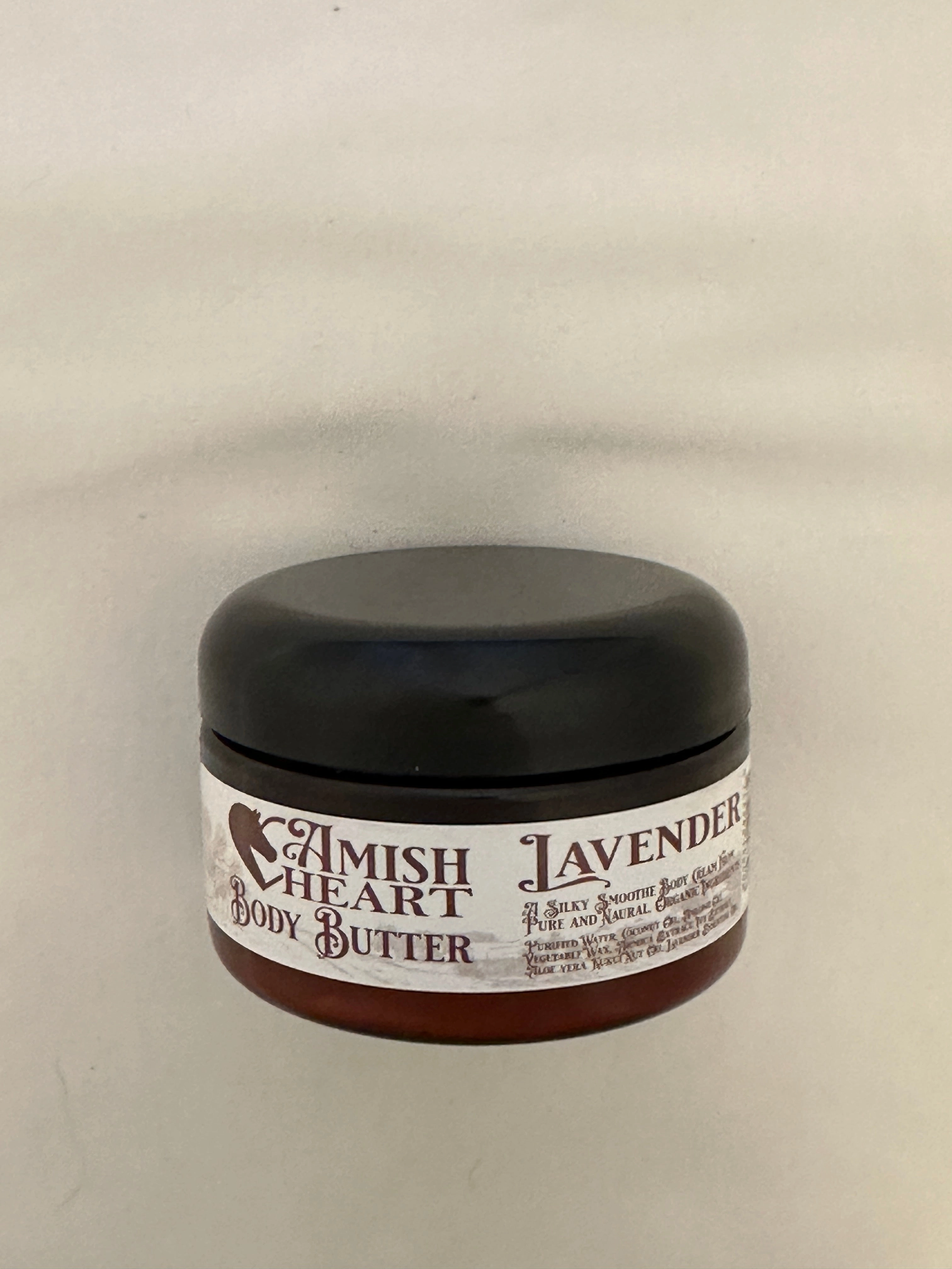 Lavender Body Butter | Amish Heart | 100% Organic & Silky Smooth
