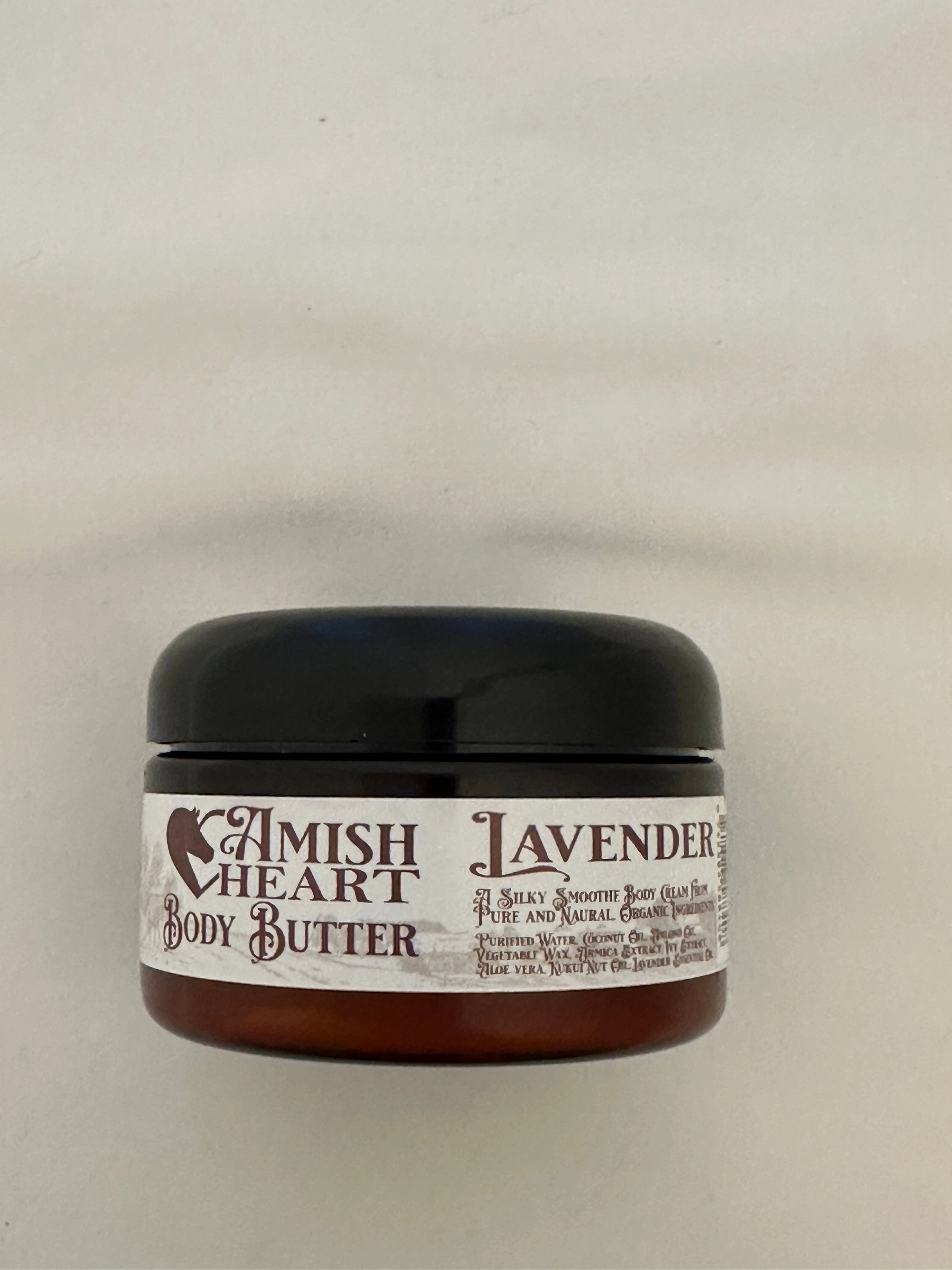 Lavender Body Butter | Amish Heart | 100% Organic & Silky Smooth