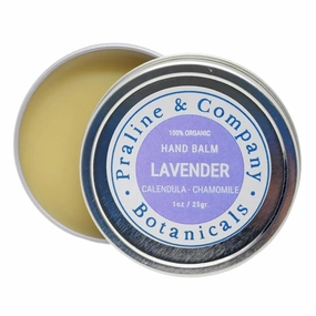 Lavender Hand Balm - Hydrating Hand Moisturizer for Chapped, Dry Hands - Organic & Plant-Based Hand Care - Handmade Salve Ointment with Lavender, Calendula & Chamomile Flowers - 2oz
