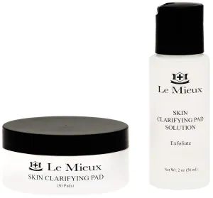 Le Mieux Skin Clarifying Pad - Salicylic Acid Facial Pads with Algae & Witch Hazel, Face Exfoliant Pads for Visible Clogged Pores, Blemishes & Breakouts, Exfoliating Skin Solution (2 oz / 30 pads)