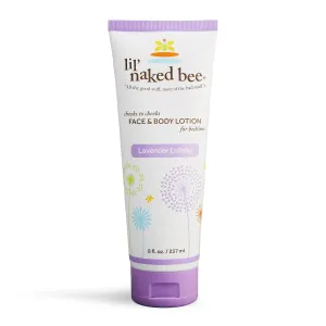 Lil Naked Bee Baby Lotion for Kids (8 oz) Lavender Lullaby Cheeks to Cheeks Face & Body Lotion for Hydrating & Moisturizing Skin