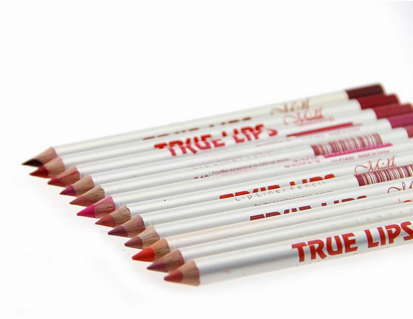 Lipliner Women's Waterproof Smart-enabled Lip Instant help Liner Pencil Lasting Lips Tools Long 15CM Professional 12Colors/Set Makeup 12pcs/lot