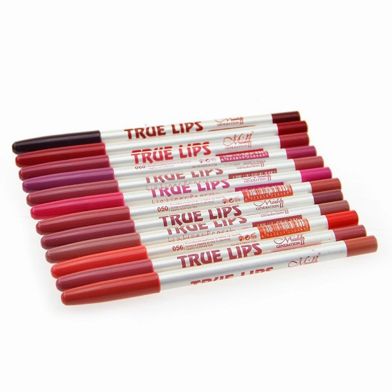 Lipliner Women's Waterproof Smart-enabled Lip Instant help Liner Pencil Lasting Lips Tools Long 15CM Professional 12Colors/Set Makeup 12pcs/lot