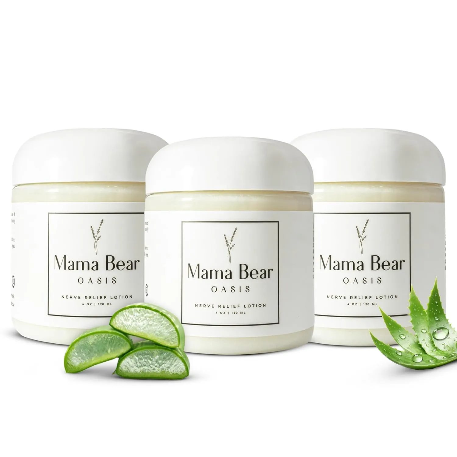 Lotion - Hydrating Lotion w/ Magnesium Chloride and Pure Ingredients - Fast-Absorbing and Non-Greasy Formula for Foot and Leg Comfort (Pack of 3)
