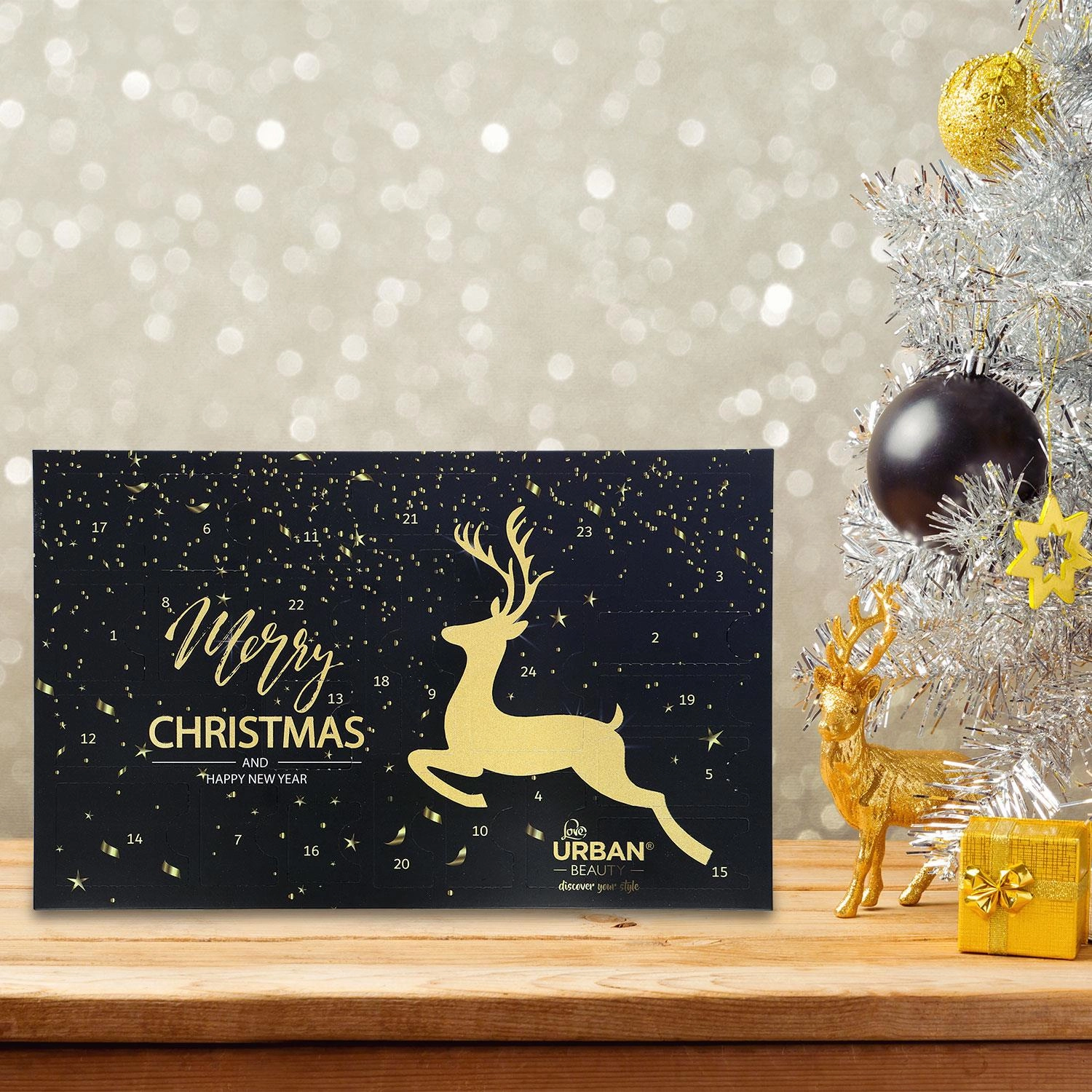 Love Urban Beauty Advent Calendar with 24 Christmas Cosmetic Beauty Treats