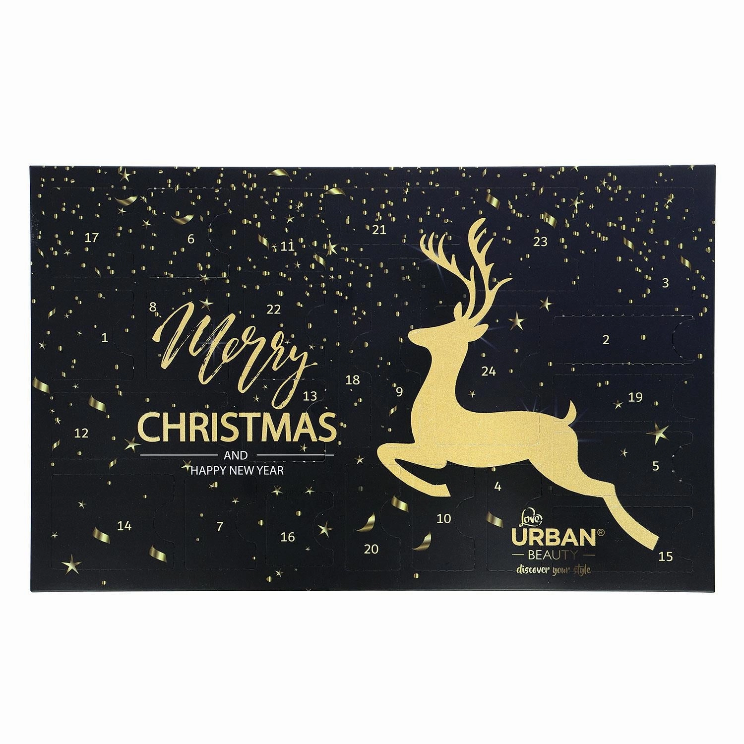 Love Urban Beauty Advent Calendar with 24 Christmas Cosmetic Beauty Treats