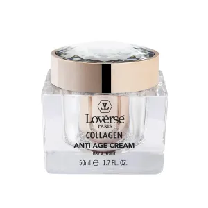 LOVÉRSE Loverse Collagen Anti-Aging Cream Day and Night Cream Rivitalises Hydrates Regenerates Skin Care 1.7 Fl.oz 50ml