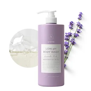 Low pH balanced Gentle Korean Body Wash with Natural & Organic Ingredients, Hypoallergenic for Sensitive Skin, Moisturizing & Hydrating for Dry Skin, For Women & Men, 33 Fl Oz, Lavender Musk