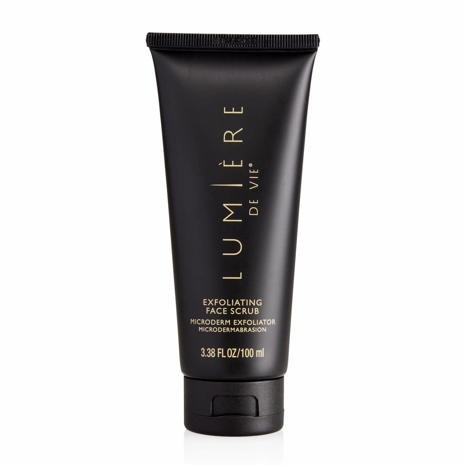 Lumière de Vie® Exfoliating Face Scrub - Botanical Skin Cleanser & Exfoliant - Sustainable Ivory Palm Seed, Refreshing Tropical Scent, Paraben-Free for Revitalized & Smooth Complexion (3.3 fl. Oz)