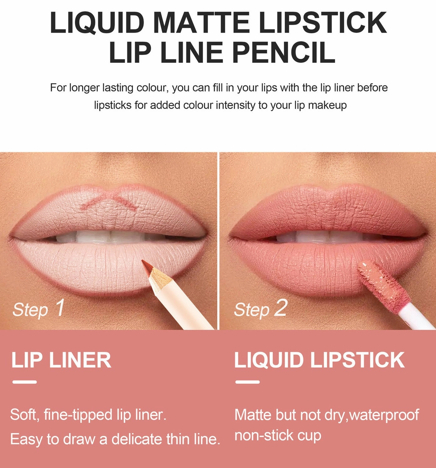 MA616 - Matte Lipliner and Lipstick Pen Kit