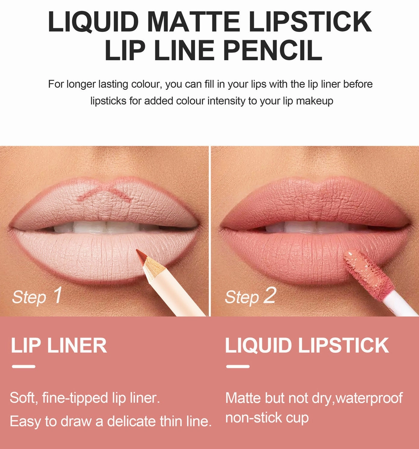 MA621 - Matte Lipliner and Lipstick Pen Kit