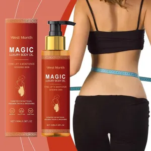 MagicBody Firming Oil – Full Body Use, Hydrating and Firming Skin Oil for Arms, Chest, and Thighs – with Vitamin E, Rosehip, and Almond OiI. (1)