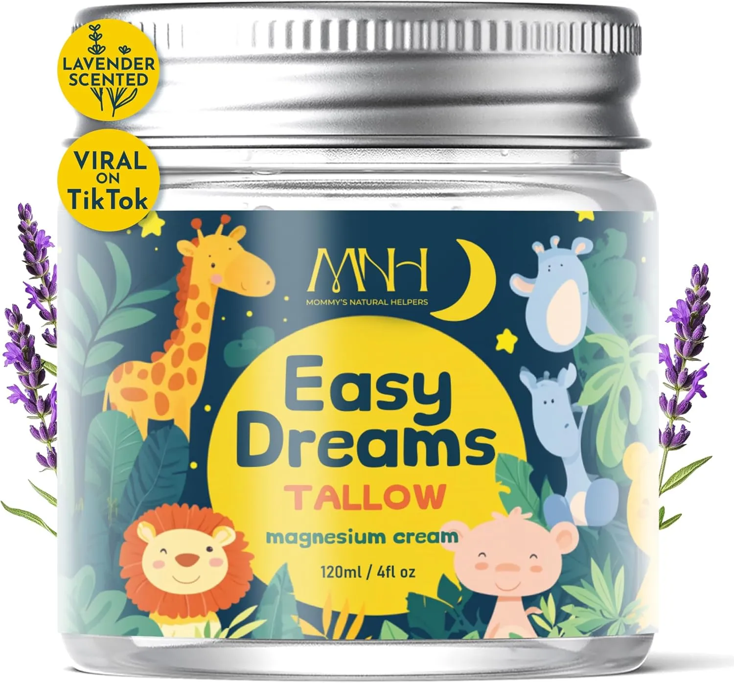 Magnesium Lotion for Kids, Tallow Based Magnesium Lotion For Sleep, Lavendar Scented | No Melatonin Sleep Aid | Arnica Cream, Eczema Cream for Kids, Sudocrem | Organic, Made in USA, 2 Month Supply