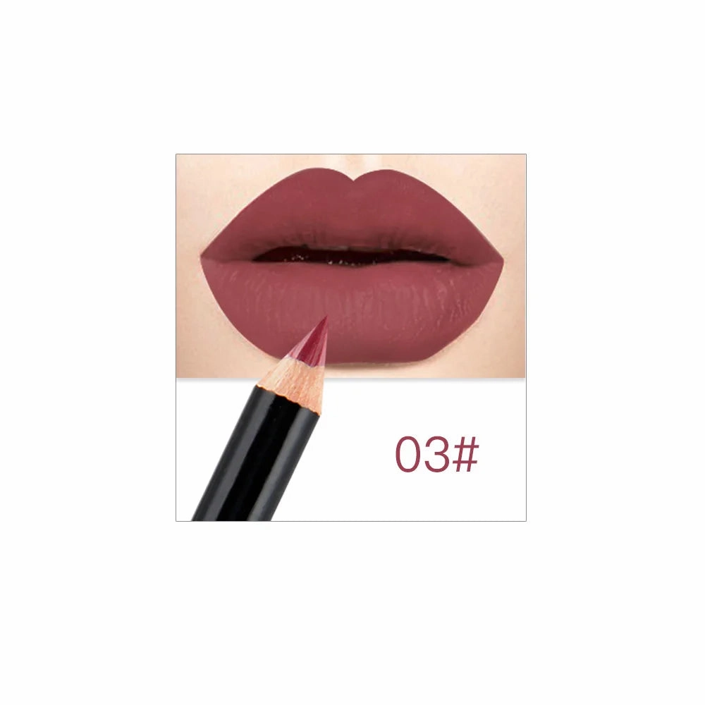 Makeup Colors Lip Lasting Pen Cosmetics Waterproof Free gift with purchase Lipliner Lipstick NICEFACE Pencils Long Nude Lip Pencil 12 Quick turnaround Matte Liner Lips
