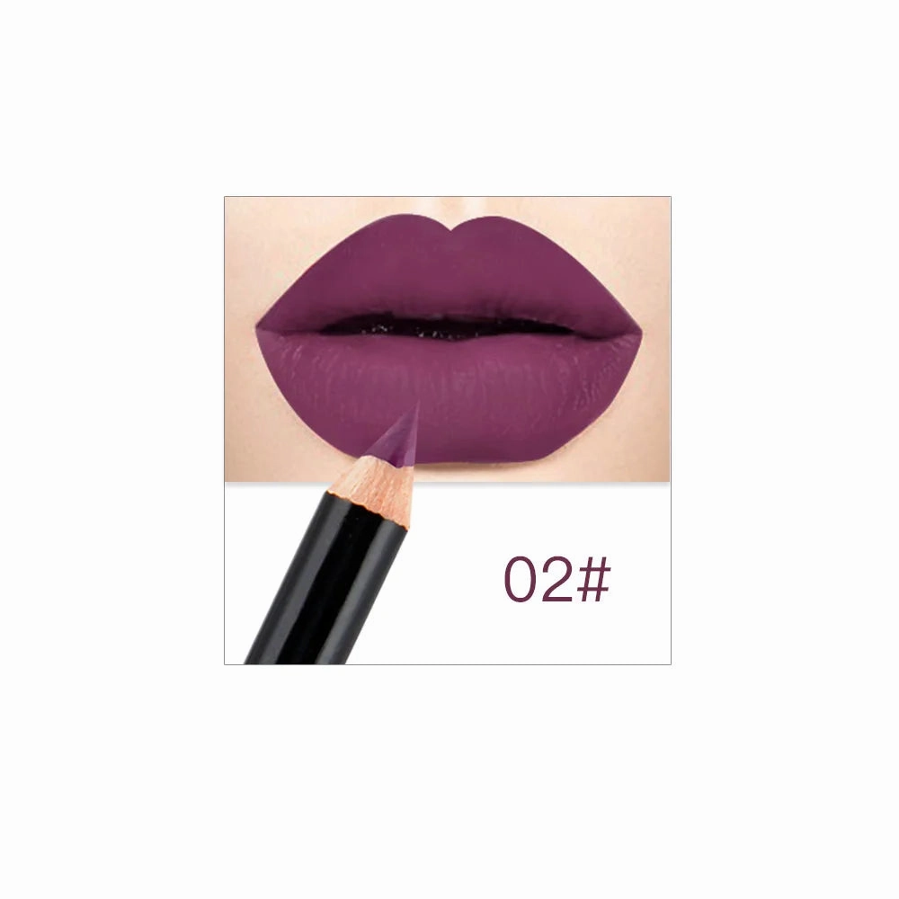 Makeup Colors Lip Lasting Pen Cosmetics Waterproof Free gift with purchase Lipliner Lipstick NICEFACE Pencils Long Nude Lip Pencil 12 Quick turnaround Matte Liner Lips