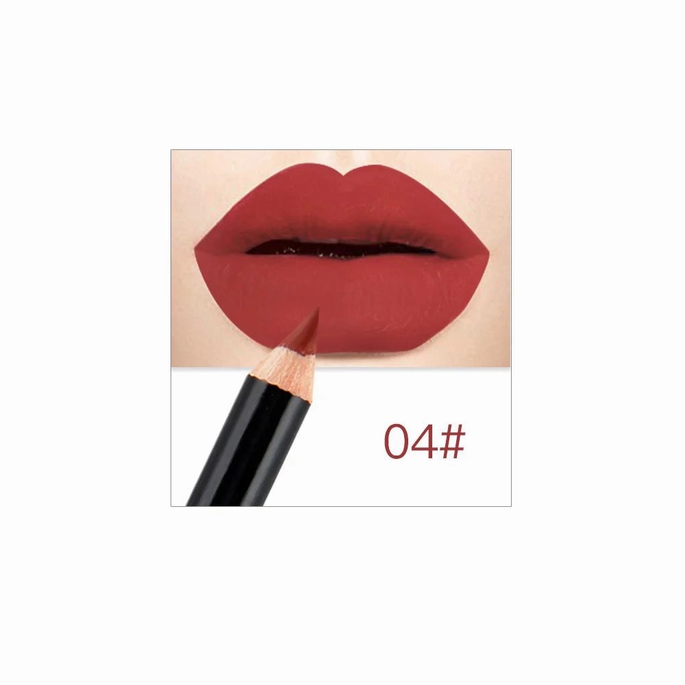 Makeup Colors Lip Lasting Pen Cosmetics Waterproof Free gift with purchase Lipliner Lipstick NICEFACE Pencils Long Nude Lip Pencil 12 Quick turnaround Matte Liner Lips