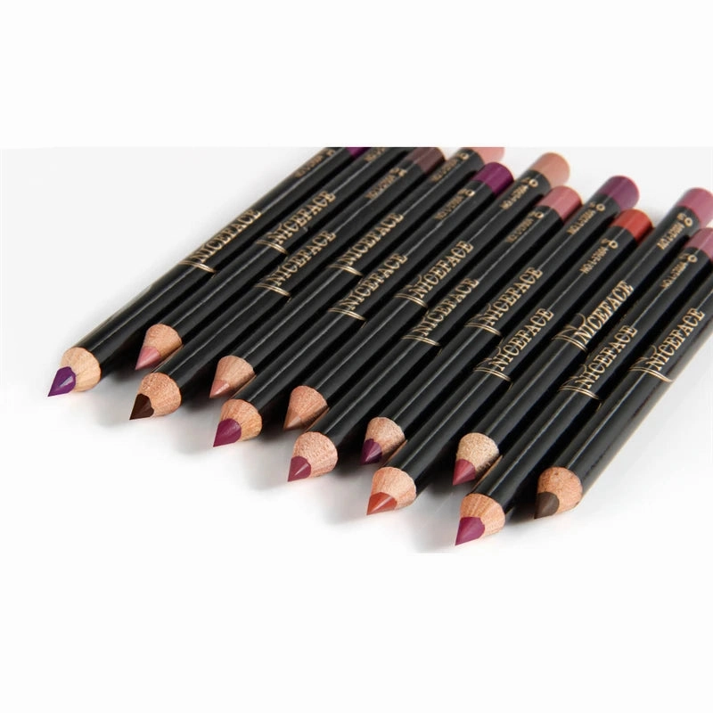 Makeup Colors Lip Lasting Pen Cosmetics Waterproof Free gift with purchase Lipliner Lipstick NICEFACE Pencils Long Nude Lip Pencil 12 Quick turnaround Matte Liner Lips