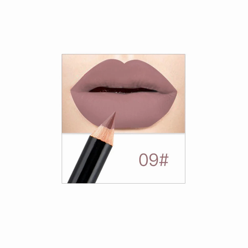 Makeup Colors Lip Lasting Pen Cosmetics Waterproof Free gift with purchase Lipliner Lipstick NICEFACE Pencils Long Nude Lip Pencil 12 Quick turnaround Matte Liner Lips