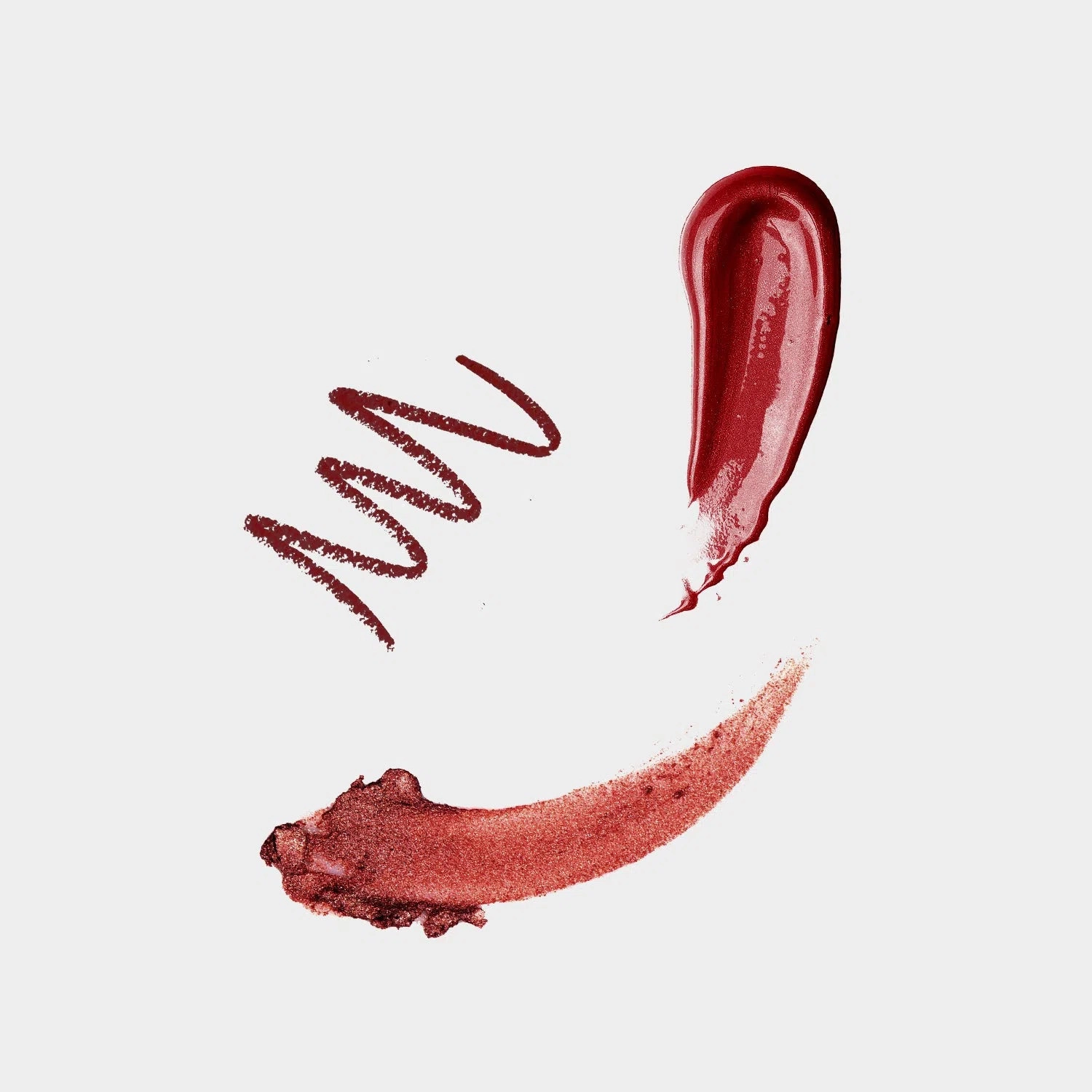 Midnight Twinkle - 3Pcs Lip Kit, Lip Gloss, Lipstick & Lipliner Kit - Shimmer Maroon