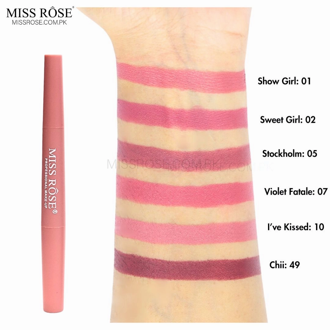 MISS ROSE Lipsticks Plus Liner